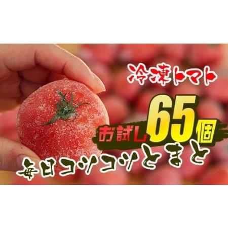 ふるさと納税 【訳あり】冷凍トマト・65個／約3kg 毎日の料理に使える！ 高知県日高村