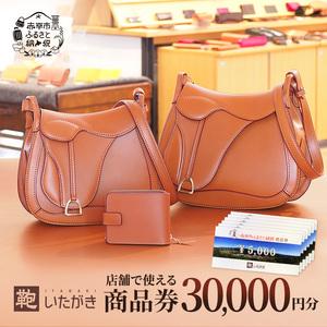 ふるさと納税 鞄いたがき商品券【30,000円分】 チケット ファッション 小物 カバン バッグ 商...