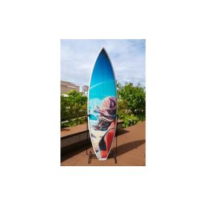 ふるさと納税 【完全オーダーメイド】サーフボード（ショート）　シェイパー藤沢譲二氏によるフルハンドメイド　デザインはハワイの人気アー.. 神奈川県茅ヶ崎市