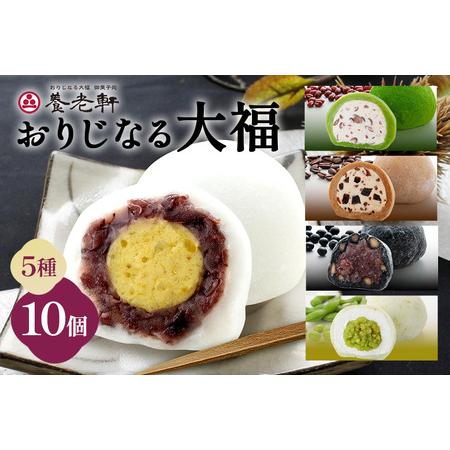 ふるさと納税 養老軒の大福5種詰合せ　10個入（998）│季節 夏 秋 人気 旬 スイーツ 大福 和...
