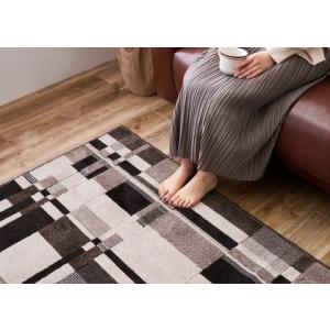 ふるさと納税 日本製 防炎カーペット ベージュ 約190×240cm