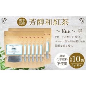 ふるさと納税 芳醇和紅茶〜Kuu〜空 (2gx10個) 10個セット お茶 ティーパック 熊本県水俣市｜furunavi