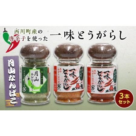 ふるさと納税 FYN9-528 山形県西川町 月山なんばこ (一味唐辛子) 3本セット 《9月中旬よ...