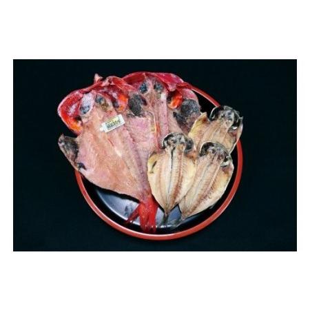 ふるさと納税 稲取キンメ　あじ　干物　詰め合せ　中　B011／寿し魚八　金目鯛　鯵　ひもの　静岡県　...