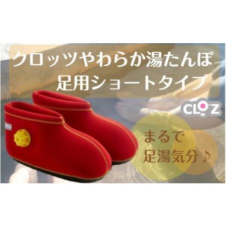ふるさと納税 クロッツやわらか湯たんぽ/足用ショートタイプ(ブラック・Lサイズ)_2011Z-6 大...