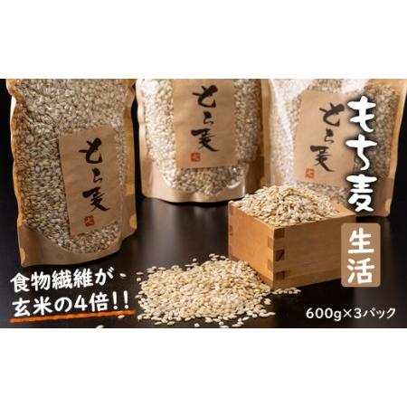 ふるさと納税 もち麦（600g×3パック）  B120-024 佐賀県小城市