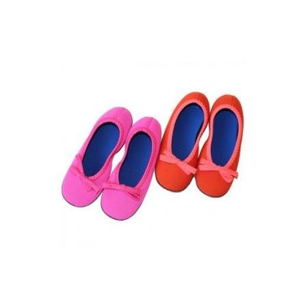 ふるさと納税 クロッツ ルームシューズ デラックス【レッド×ネイビー/M(25cm)】_2039R-...