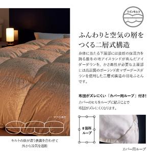 ふるさと納税 【甲州羽毛本掛けふとん】シルク1...の詳細画像1