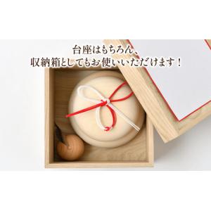ふるさと納税 木の鏡餅(蝶結び水引付き) 石川...の詳細画像2