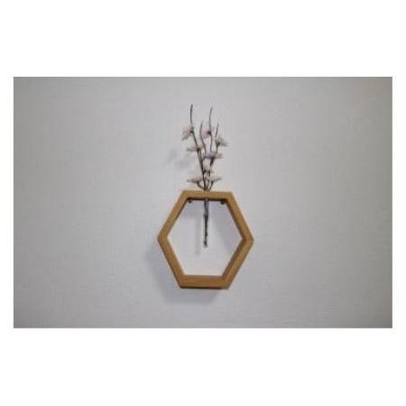 ふるさと納税 壁掛け花飾り（六角形） 神奈川県相模原市