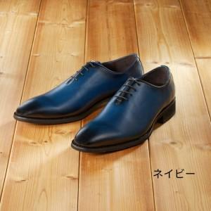 ふるさと納税 【匠の靴】超軽量＆履き心地抜群な本革ビジネスシューズAF-02(サイズ：25.0cm、カラー：ネイビー)_0019-002-T03-3-2 東京都台東区