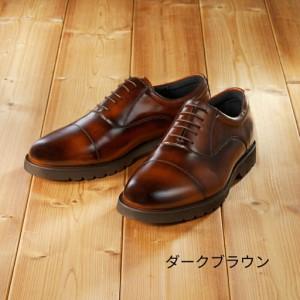 ふるさと納税 【匠の靴】超軽量 幅広6E本革ビジネスシューズTT-23G(サイズ：27.0cm、カラー：ダークブラウン)_0019-003-T03-2-3 東京都台東区