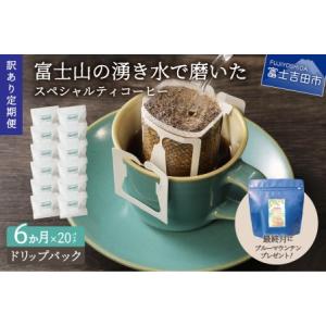 ふるさと納税 メール便発送【訳ありコーヒー定期便】富士山の湧き水で磨いた スペシャルティコーヒー（ド...