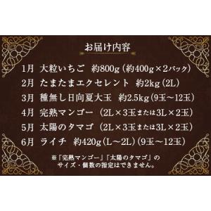 ふるさと納税 旬のロイヤルフルーツ定期便 12...の詳細画像1