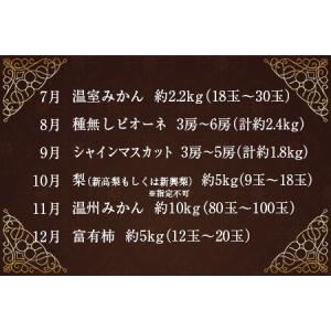 ふるさと納税 旬のロイヤルフルーツ定期便 12...の詳細画像2