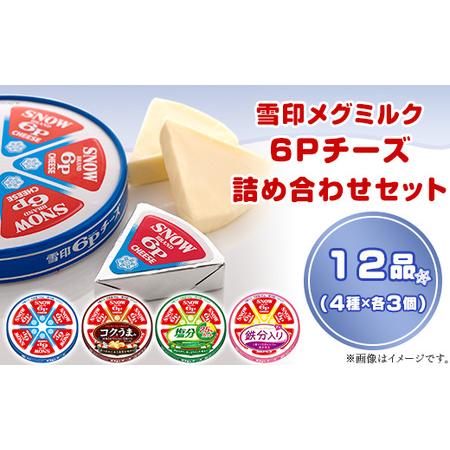 ふるさと納税 18-10雪印メグミルク・6Pチーズ詰め合わせセット（12品） 茨城県阿見町