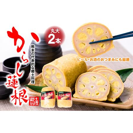 ふるさと納税 高見 からし蓮根 丸大 250g×2本入り 辛子蓮根 熊本県八代市