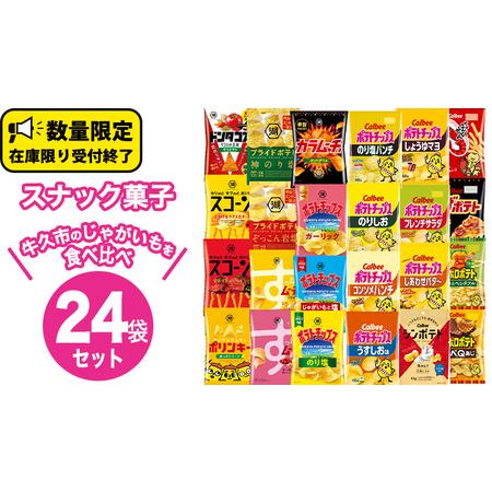 ふるさと納税 カルビー 湖池屋 人気 24種 詰め合わせ お楽しみ スナック菓子 セット カルビー ...