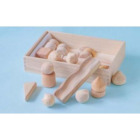 ふるさと納税 【知育玩具】コロガルアニマルつみきL【九州産木材使用】 積み木 動物 九州産 ベビー ...