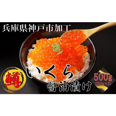 ふるさと納税 鱒いくら醤油漬け 500g（250g×2） 兵庫県神戸市