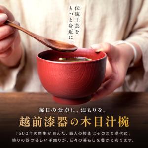 ふるさと納税 木目汁椀ペア スプーンセット 吟...の詳細画像1