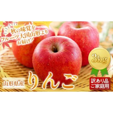 ふるさと納税 FYN6-431 《2026年先行予約》ご家庭用 山形県産 りんご 3kg 2026年...