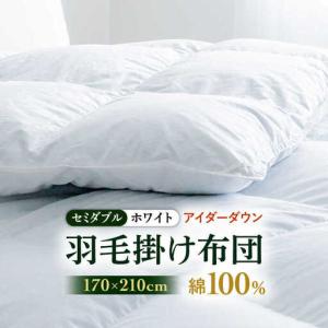 ふるさと納税 羽毛布団 本掛け セミダブル アイ...の商品画像