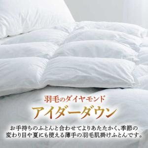 ふるさと納税 羽毛布団 肌掛け ダブル アイダ...の詳細画像1