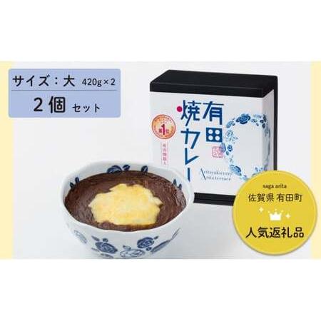 ふるさと納税 F15-13【新作】有田焼カレー（大）ハッピーローズ柄 約420g×２個セット 佐賀県...