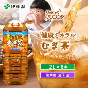 ふるさと納税 『定期便：全7回』健康ミネラルむぎ茶2L×6本【50001101】 北海道恵庭市