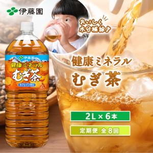 ふるさと納税 『定期便：全8回』健康ミネラルむぎ茶2L×6本【50001201】 北海道恵庭市