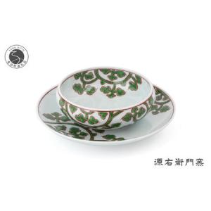 有田焼 緑彩唐草文 有田焼の源右衛門窯公式オンラインショップ ｜ 皿（楕円・小） 緑彩唐草文 スープ皿 組皿 食器