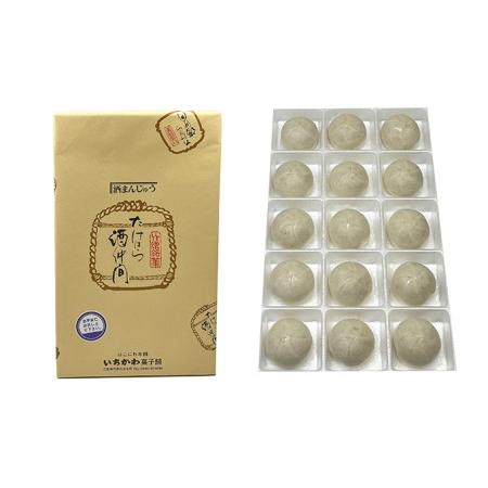 ふるさと納税 酒まんじゅう 2箱（1箱 15個入）いちかわ菓子舗 広島県竹原市