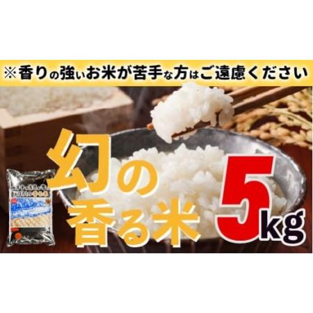 ふるさと納税 【新米発送】香ばしい香りに感動！幻の香る米5kg／Btb-13 高知県四万十町