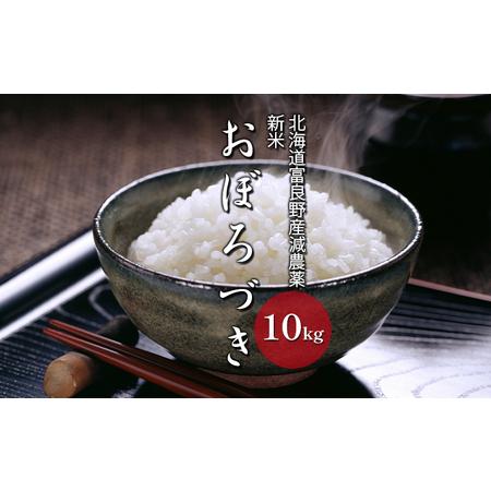 ふるさと納税 【令和7年度新米】北海道 富良野産 おぼろづき 減農薬 10kg 新米 米 (山本農園...