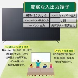 ふるさと納税 チューナーレステレビ 65V型 ...の詳細画像2