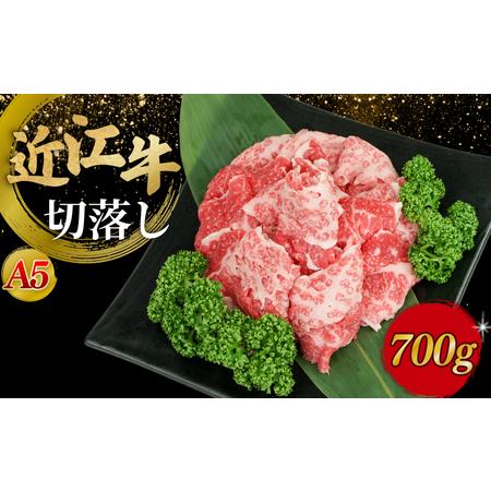 ふるさと納税 近江牛A5ランク切落し700g 滋賀県彦根市