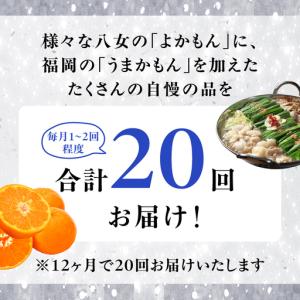 ふるさと納税 福岡・八女お楽しみプレミアム定期...の詳細画像1