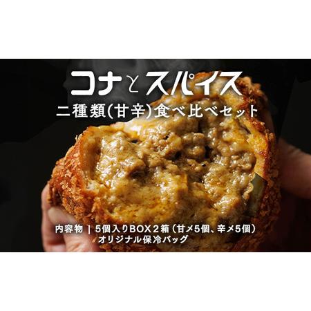 ふるさと納税 コナとスパイス 2種類 食べ比べセット (保冷バッグあり) カレーパン パン ぱん セ...