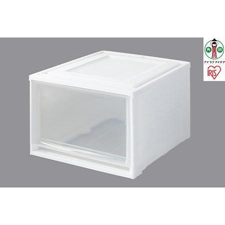 ふるさと納税 チェスト3個セットBC-LDホワイト／クリア アイリスオーヤマ 宮城県角田市