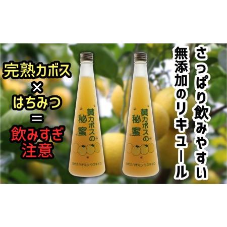 ふるさと納税 臼杵産カボス×清酒×はちみつブレンドのリキュール「黄カボスの秘蜜」2本セット 大分県臼...