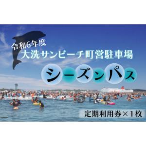 ふるさと納税 令和6年度 大洗 サンビーチ 町営駐車場 シーズンパス (定期利用券) ×１枚 海水浴...