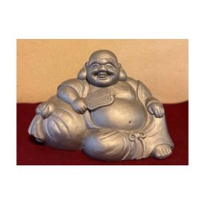 ふるさと納税 瓦細工師手作り　【座り布袋置物】 置き物 迫力 インテリア 僧侶 七福神 布袋さま 円満 神様 富貴繁栄 焼き物 縁起物 いぶし粘土瓦.. 兵庫県姫路市