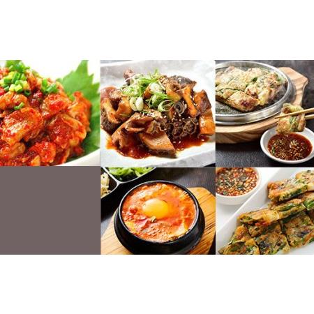 ふるさと納税 市房食堂 人気5点セット ホルモン チャンジャ チヂミ スンドゥブチゲ 熊本県人吉市