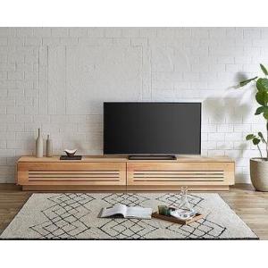 ふるさと納税 【開梱設置】テレビ台 ルーチェ 無垢 ヒノキ 幅214-244cm TV テレビボード TV台 TVボード ローボード 家具 福岡県大川市