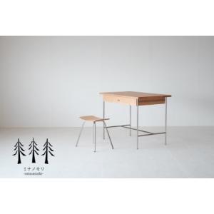 ふるさと納税 ベーシックなウッドデスク+スツール...の商品画像