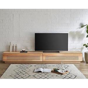 ふるさと納税 【開梱設置】テレビ台 ルーチェ 無垢 ヒノキ 幅254-304cm TV テレビボード TV台 TVボード ローボード 家具 福岡県大川市
