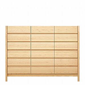 ふるさと納税 チェスト タンス 幅156 6段 奥行44 メープル 無垢 桐たんす 箪笥 脚付き 木製 婚礼 衣類収納 大川家具 丸田木工 シーズ 福岡県大川市