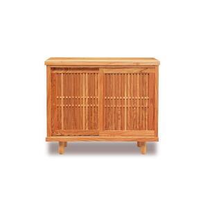 ふるさと納税 大川家具 国産材 栴檀材 シューズボックス センダン 楝 幅120cm 福岡県大川市