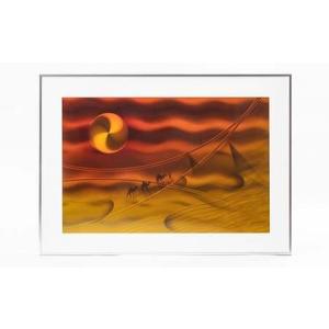 ふるさと納税 スピンアート 砂漠 | 美光技研 アート 作品 芸術 ステンレス 岐阜県美濃加茂市